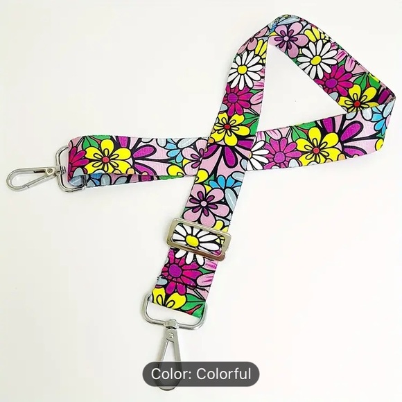 Adjustable Shoulder,Tote,Thickened Bag Replacement Strap W/Light Silvery Buckle - Picture 3 of 6